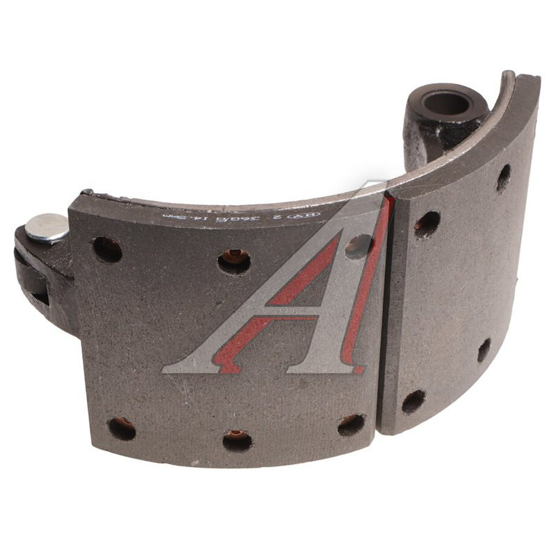 Rear drum brake pads (1 pc.) (upper) JAC N120 KAMAZ Compass-12 TORERO