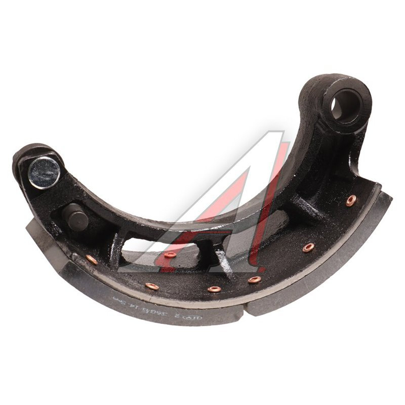 Rear drum brake pads (1 pc.) (upper) JAC N120 KAMAZ Compass-12 TORERO